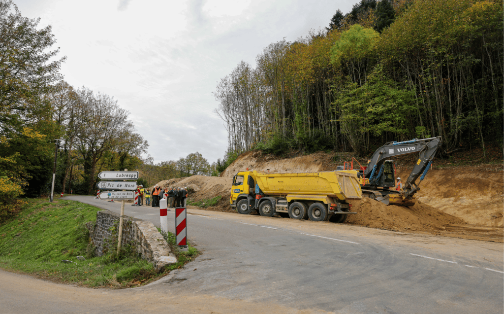 travaux carrefour Mazamet