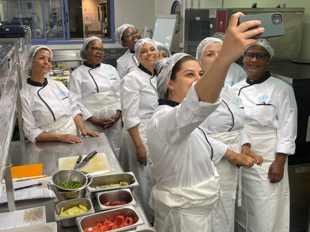 Cooking training for Stars and Toulouse Women