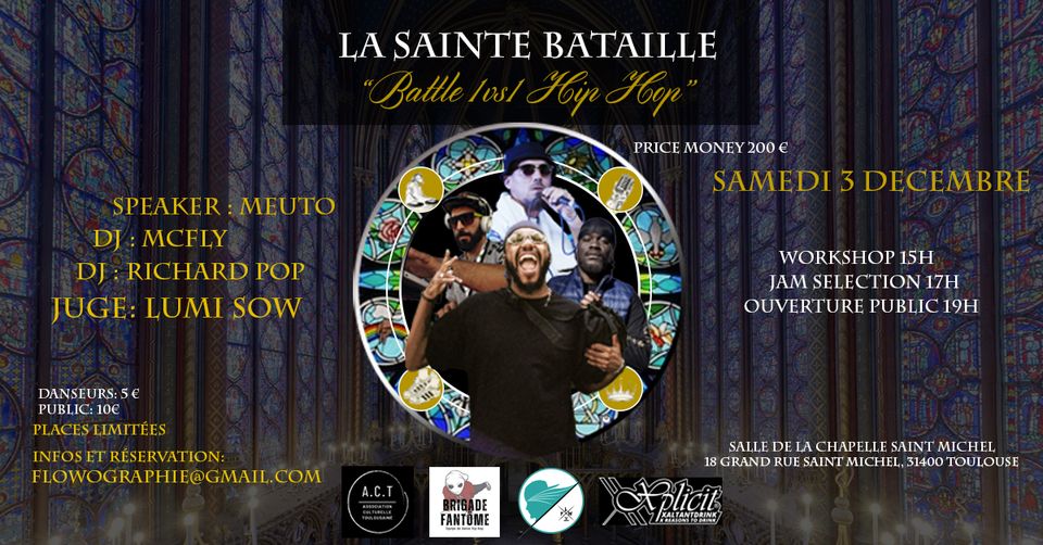 Sainte bataille hip hop week-end Toulouse