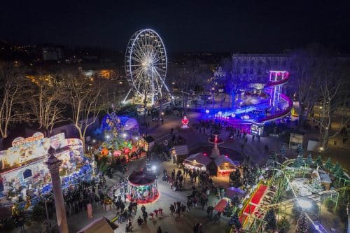 Aude vacances Noël féérie féériques Carcassonne fête foraine manèges