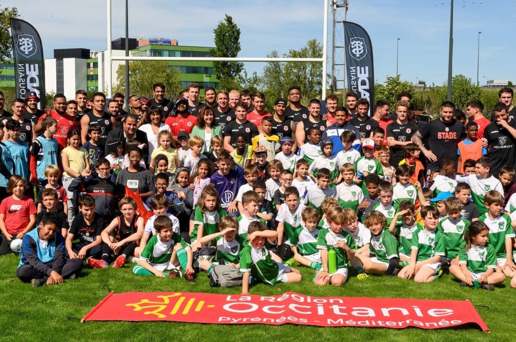 Carole Delga Stade Toulousain enfants