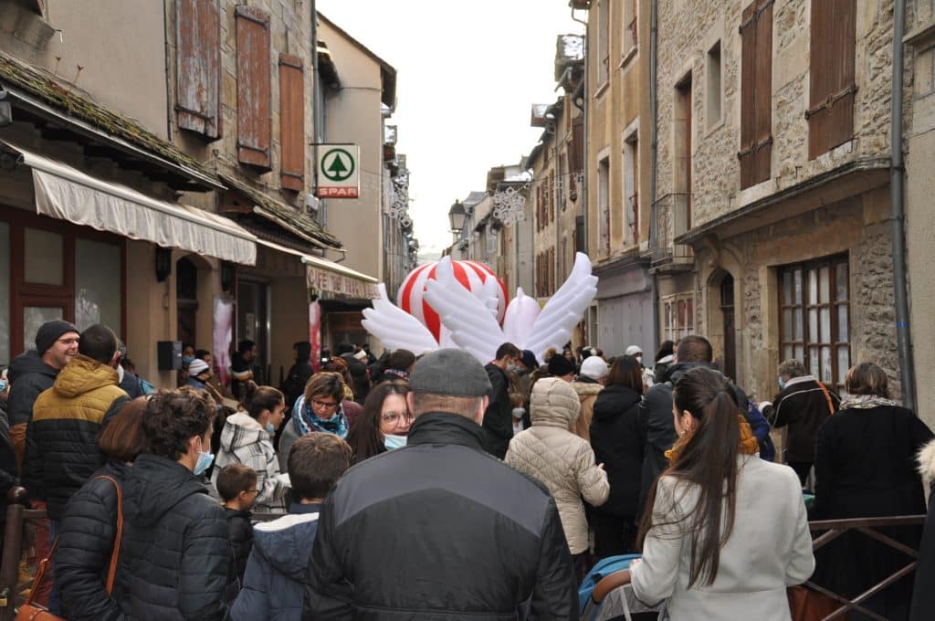 Marvejols Noël ville rue défilé événement