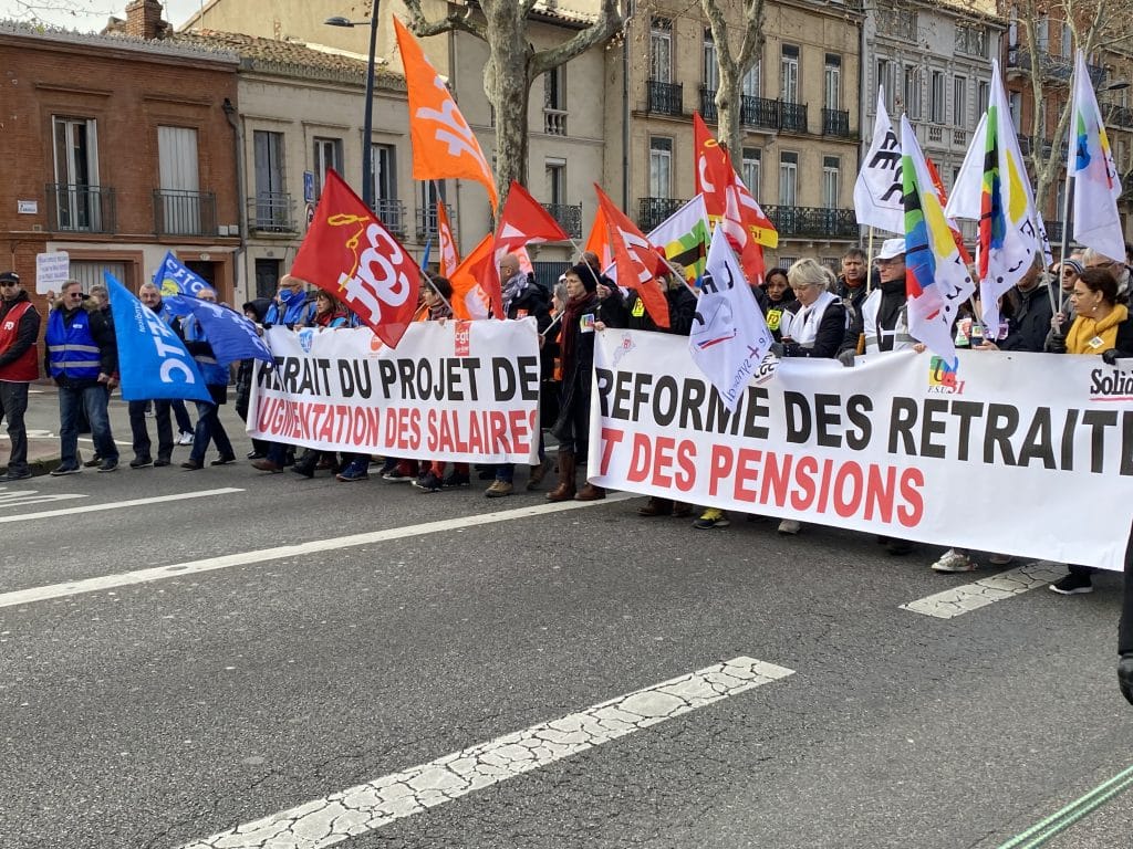 manifestation toulouse réforme retraites