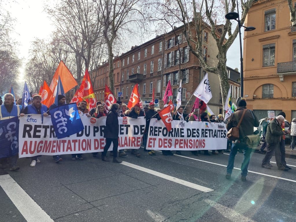 manifestants réforme retraites