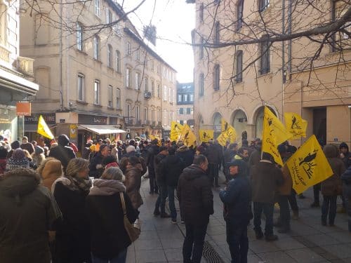 agriculteurs Aveyron réforme retraites manifestation Rodez départ