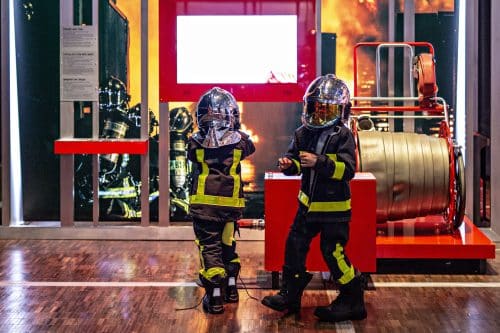 Toulouse pompiers enfants Quai des Savoirs exposition feux vacances hiver sorties