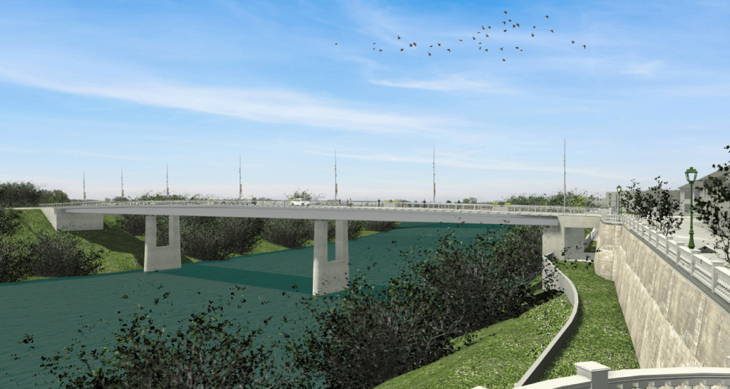 nouveau pont Mirepoix-sur-Tarn Haute-Garonne