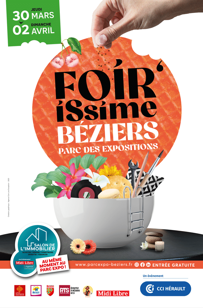 affiche foire béziers