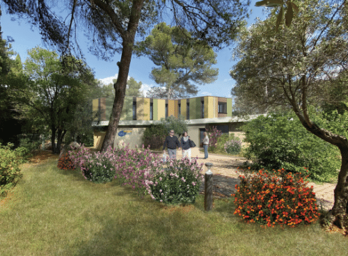 Plan 3D "Maison des Parents" prévu pour juillet 2024 ©Tognella Architectes