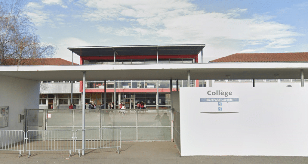 Un séisme est survenu ce lundi 17 avril dans le collège Bertrand Laralde de Montréjeau. ©Google Maps-impression écran