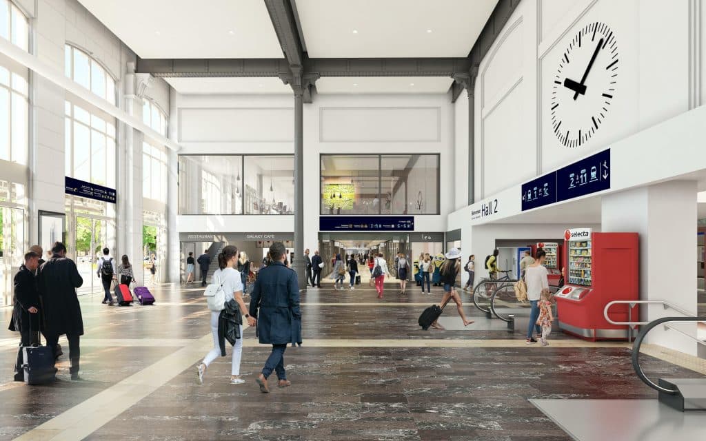 Images de la future gare Matabiau à Toulouse