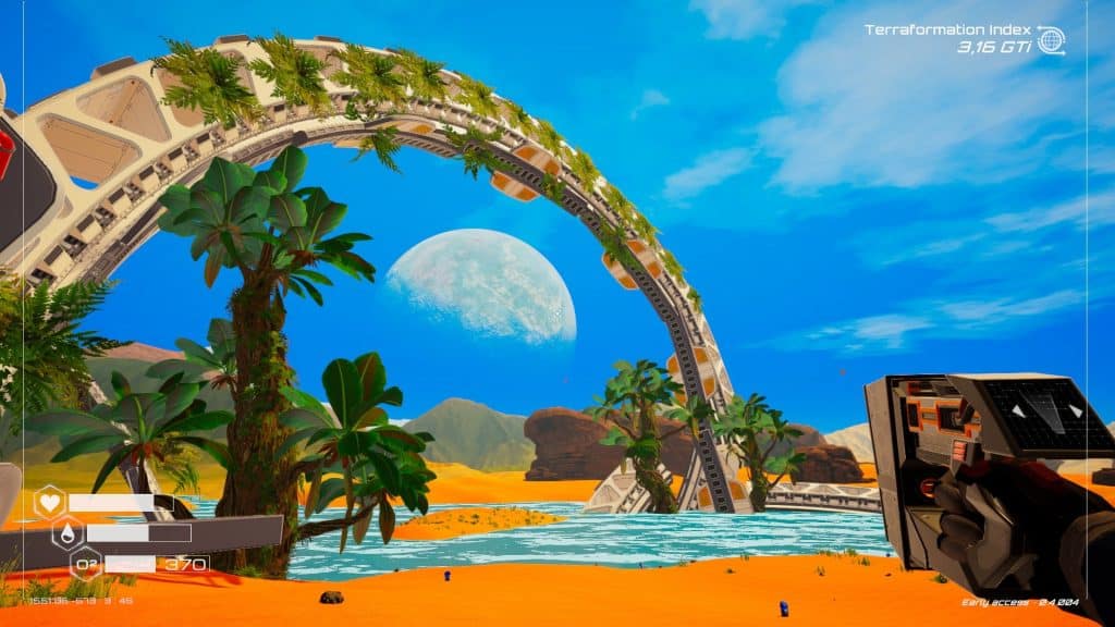 Screenshort de The Planet Crafter, jeu vidéo du studio toulousain Miju Games