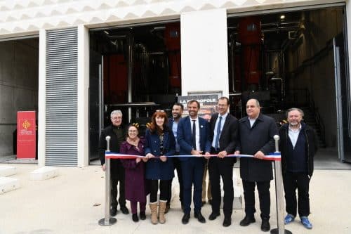 Inauguration Chaufferie au bois Montpellier