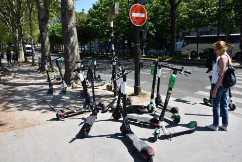 trottinettes électriques paris