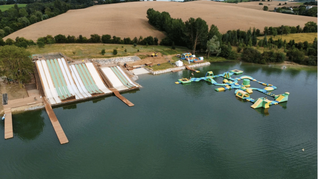 Thésauque baignade lac haute-garonne