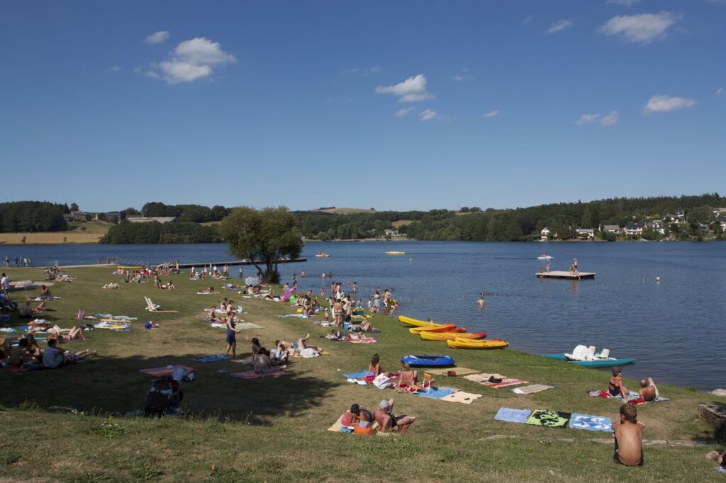 Aveyron baignade lacs