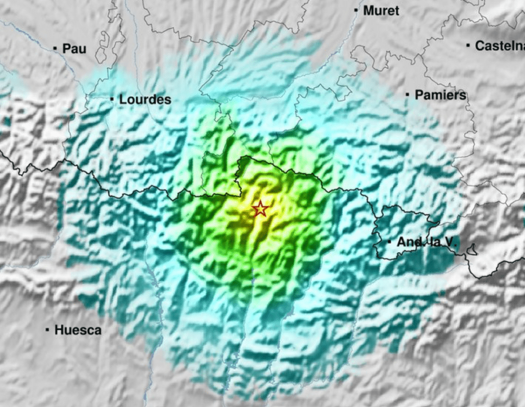 séisme pyrénées