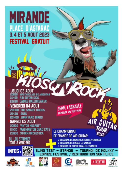 Kiosqnrock championnat de france air guitar