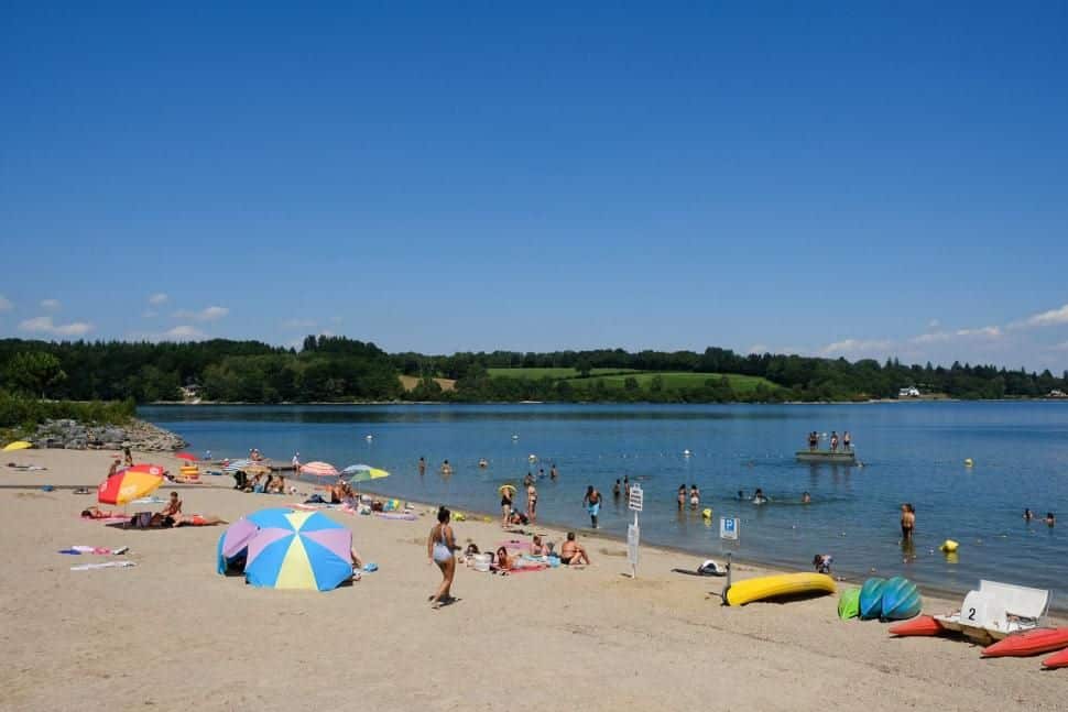 Aveyron baignade lacs