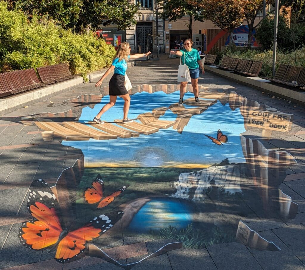 C'est quoi ces peintures en trompe-l'œil à Toulouse ?