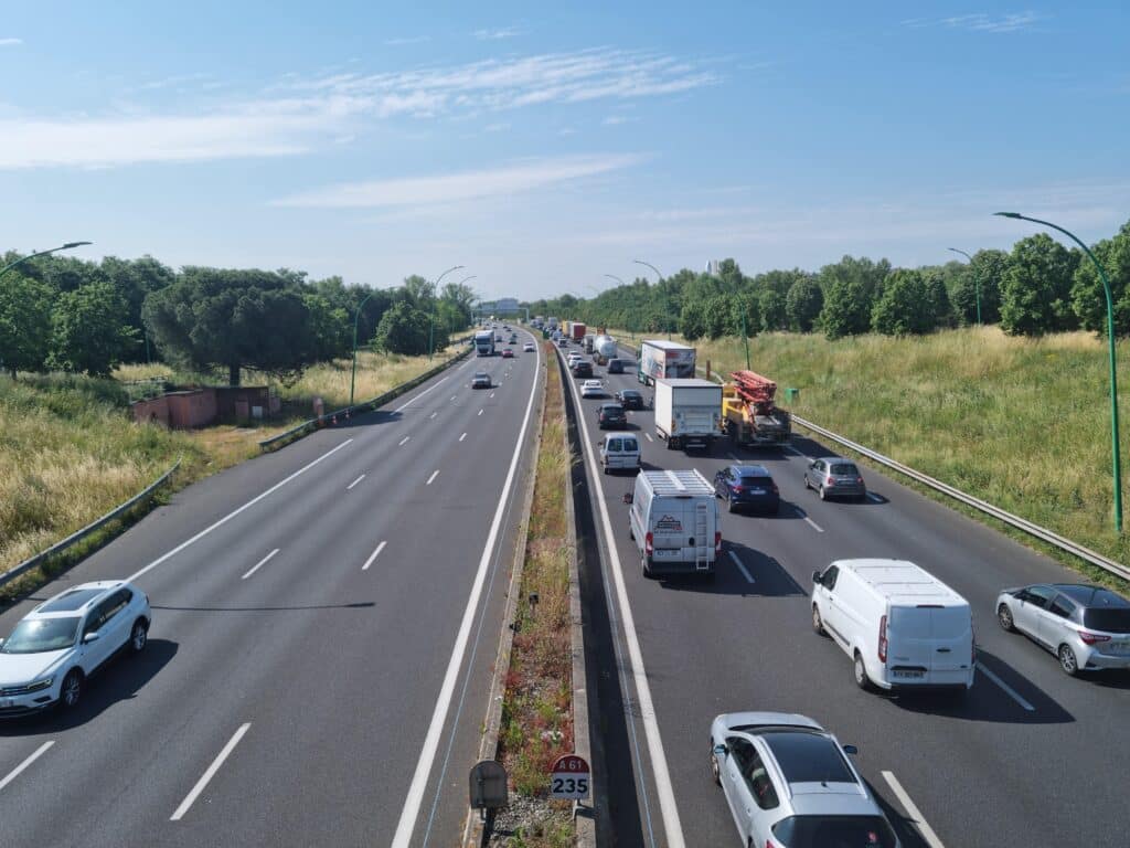 Accident circulation A64 Toulouse