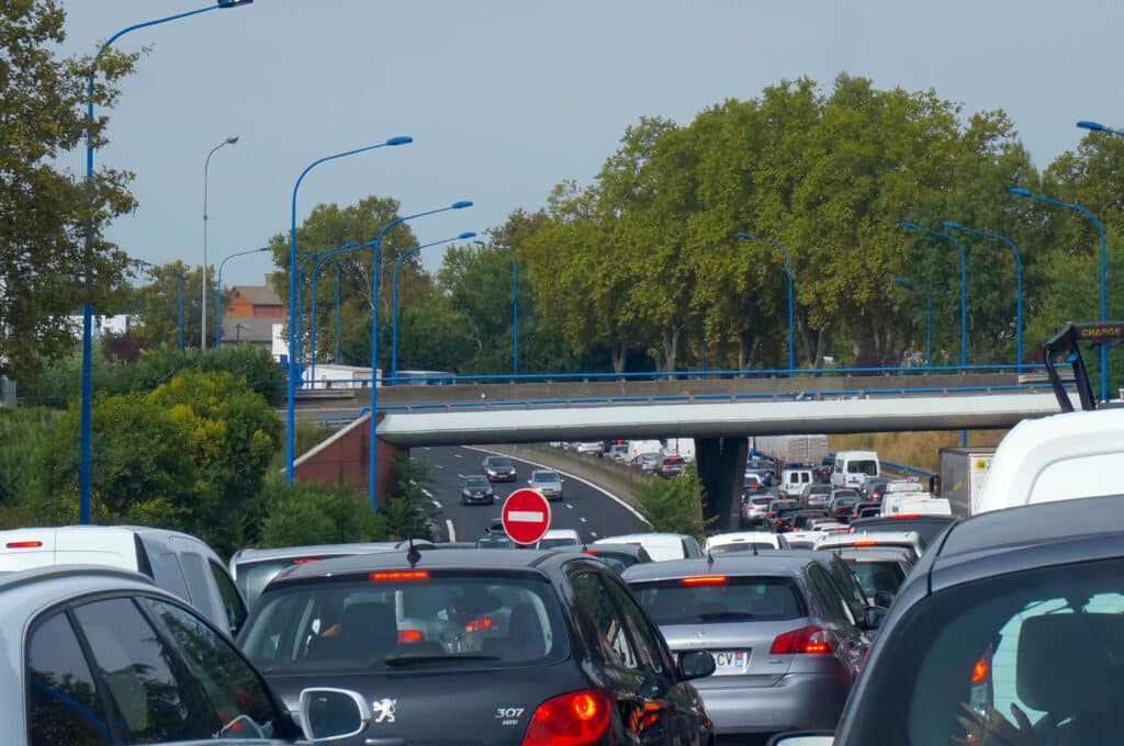 circulation bouchons Toulouse