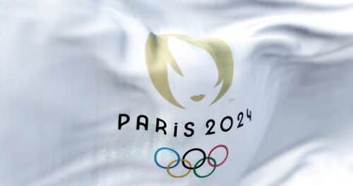 Drapeau Jeux Olympiques Paris 2024