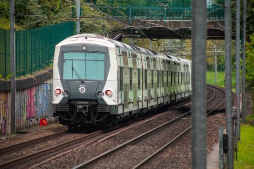 Train RER A Paris à Champs sur Marne