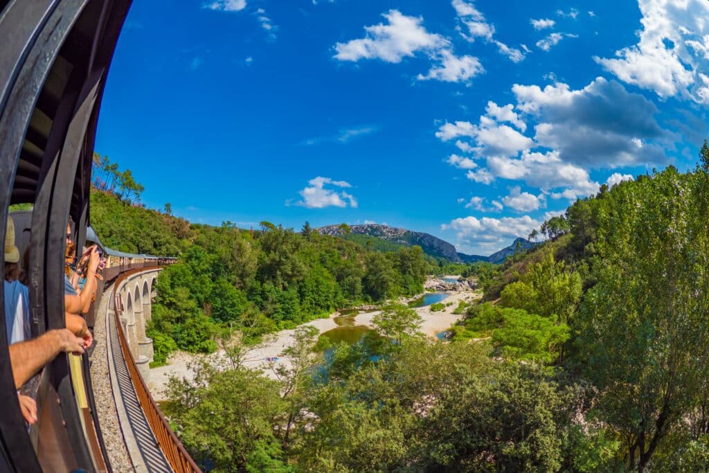 Train vapeur Cévennes Déraillement