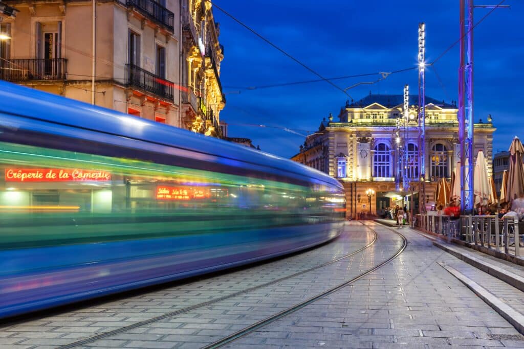 Transports Montpellier études multimodales