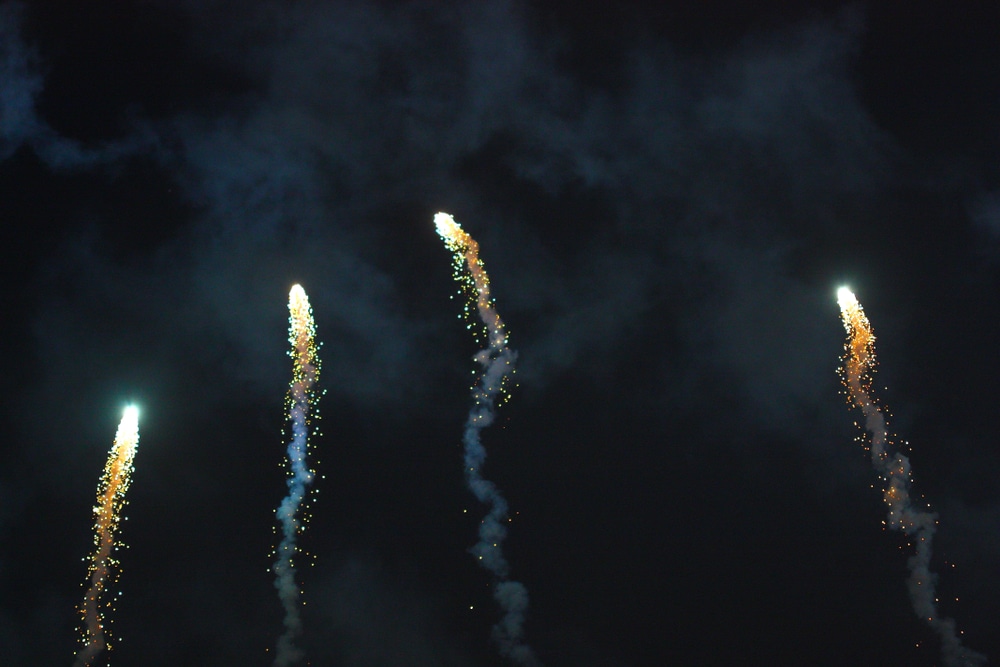 bruits feu artifice Millau