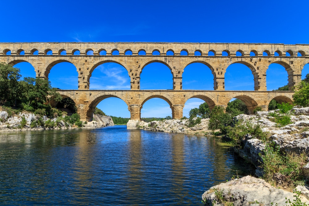 pont du gard automne