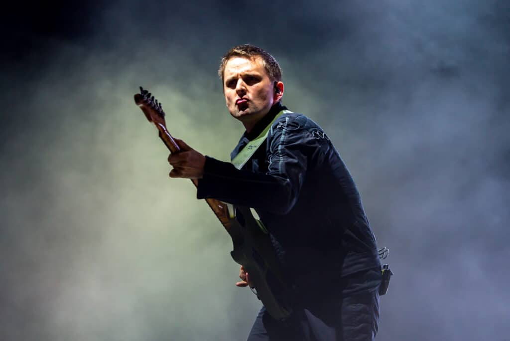 Matt,Bellamy le leader du groupe de musique Muse