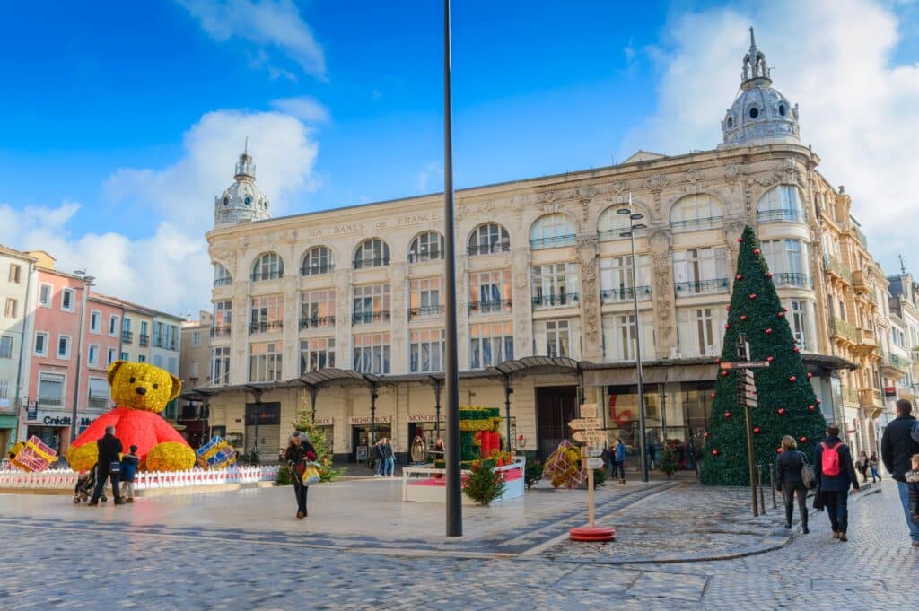Narbonne stationnement marchés Noël