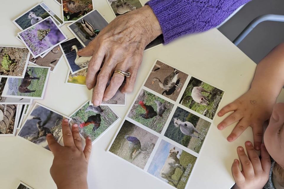 jeux personnes âgées enfants