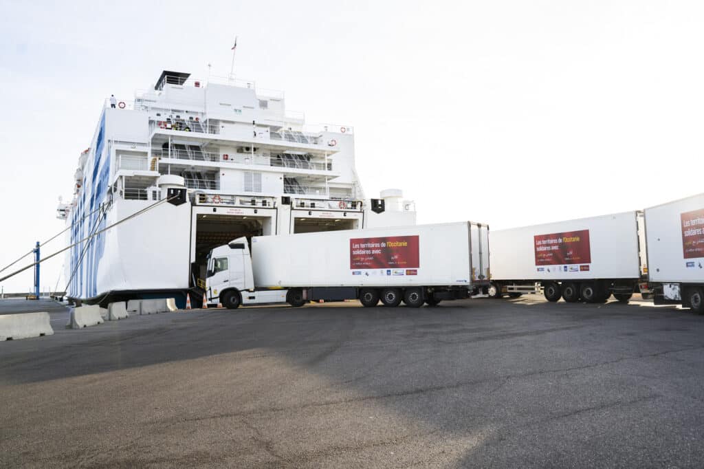 Séisme Maroc convoi Sète