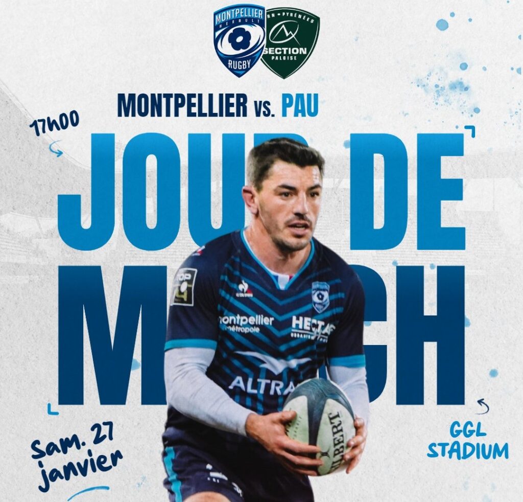 Top 14 Montpellier Pau