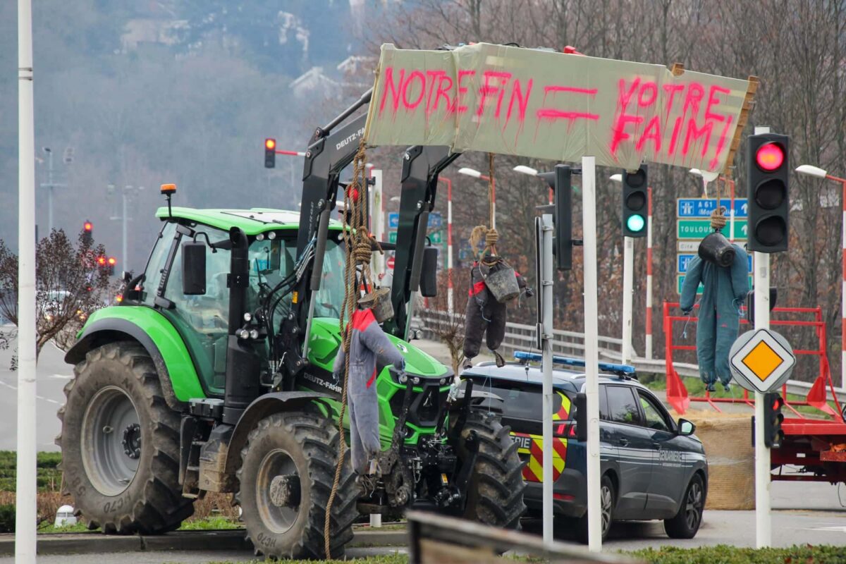 Agen paralysée par les agriculteurs : voici les rues bloquées ce mercredi