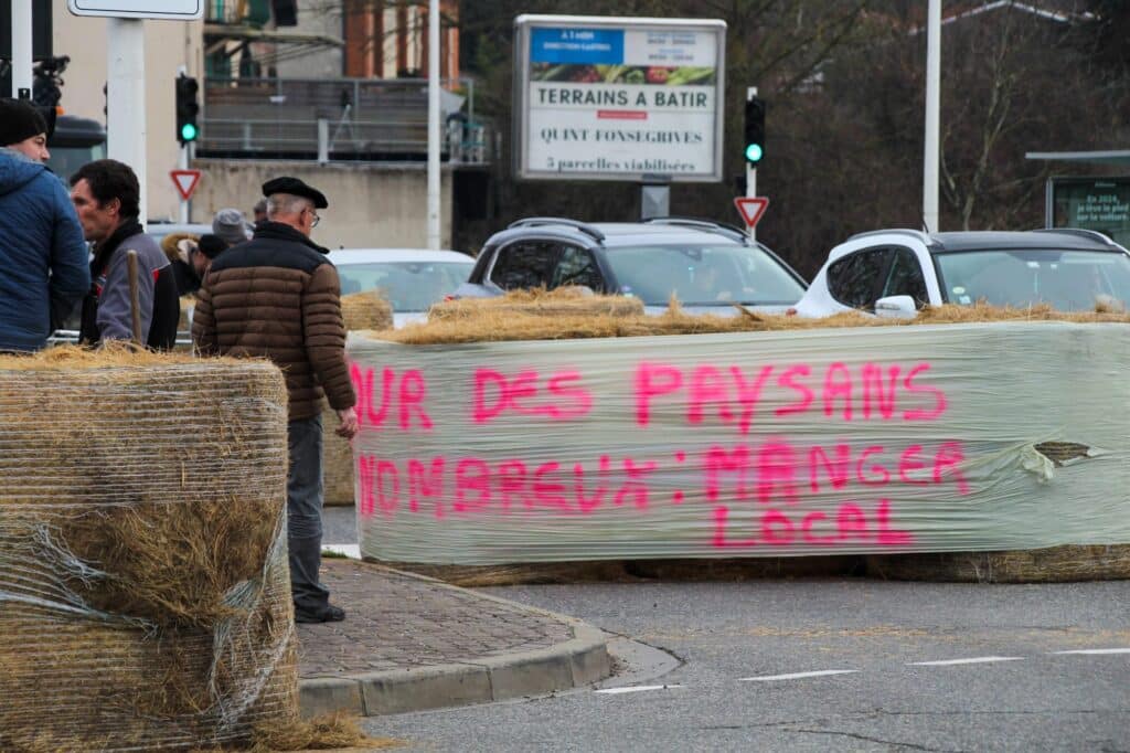 Mobilisation agriculteurs Perpignan