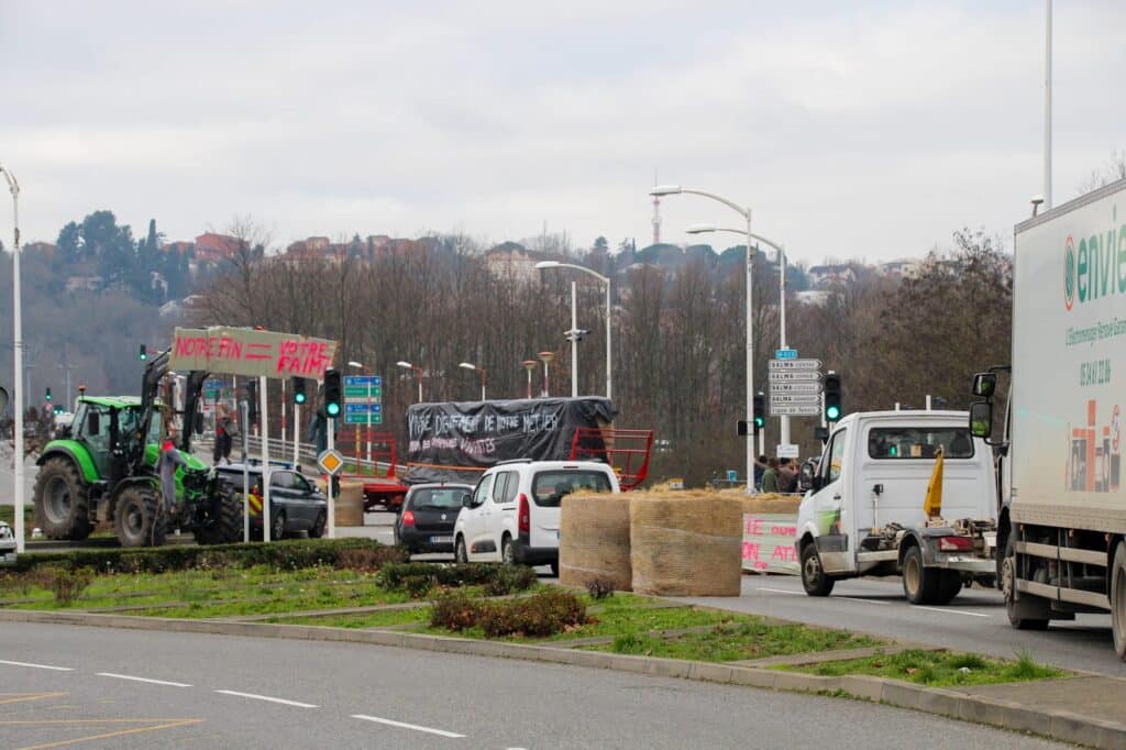 routes agriculteurs vendredi Occitanie