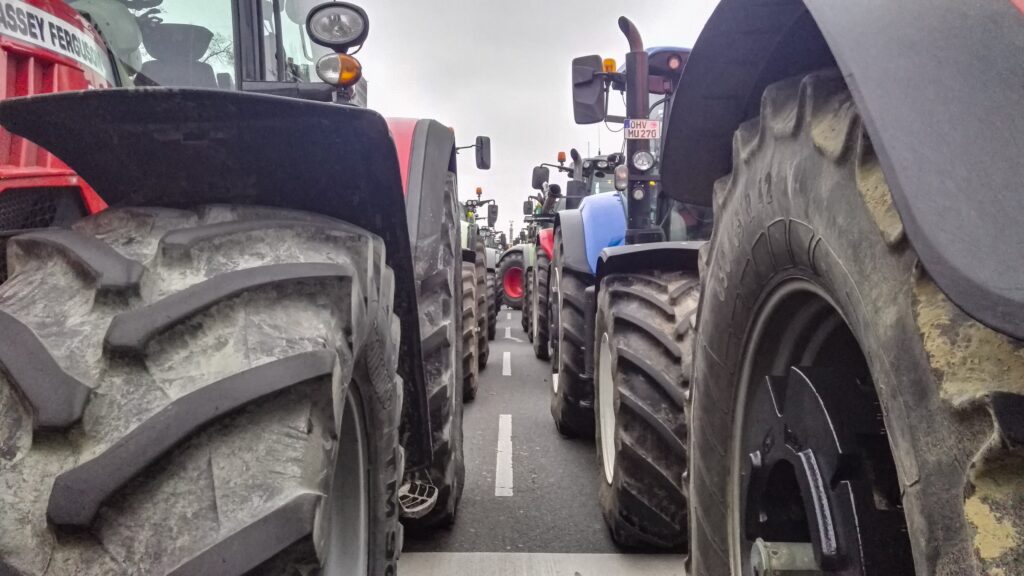 bouchons toulouse manifestation agriculteurs