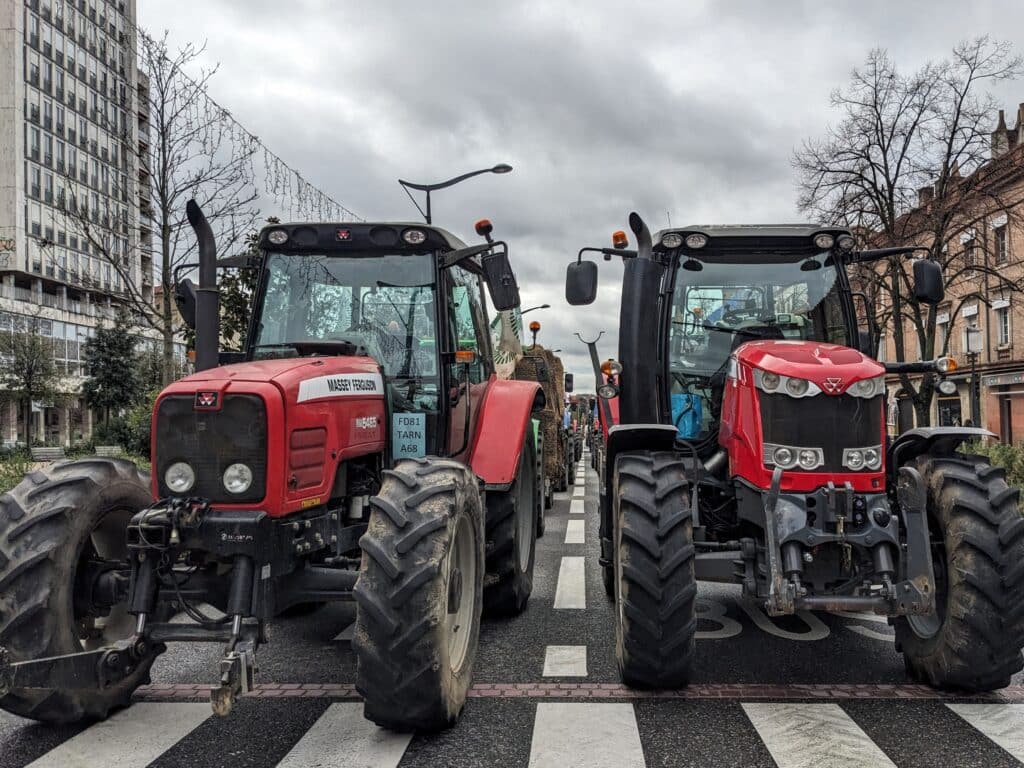 agriculteurs barrage filtrant Castelnaudary