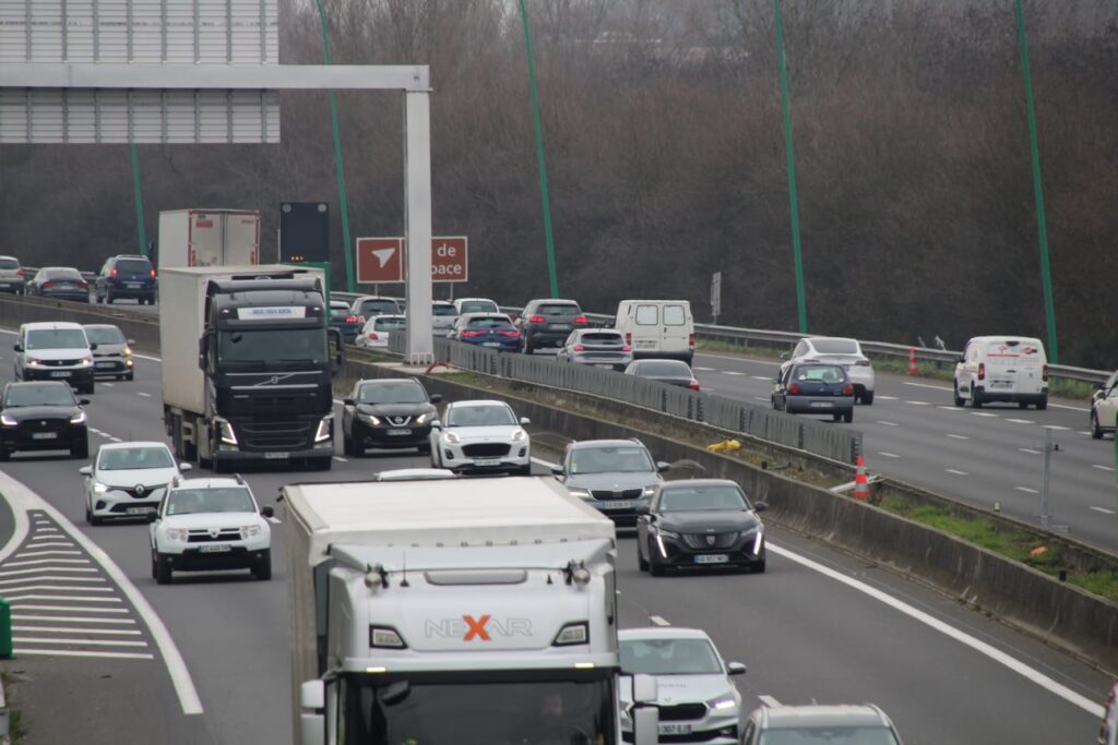 trafic dense ouest toulouse