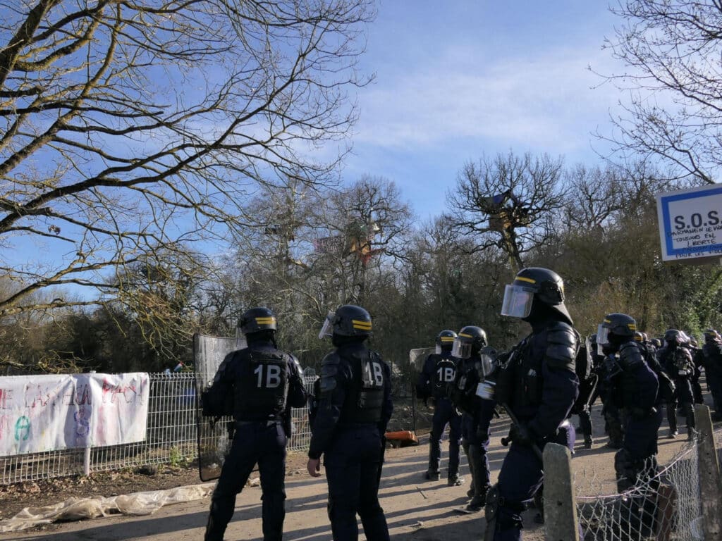 évacuation ZAD Cal’arbre
