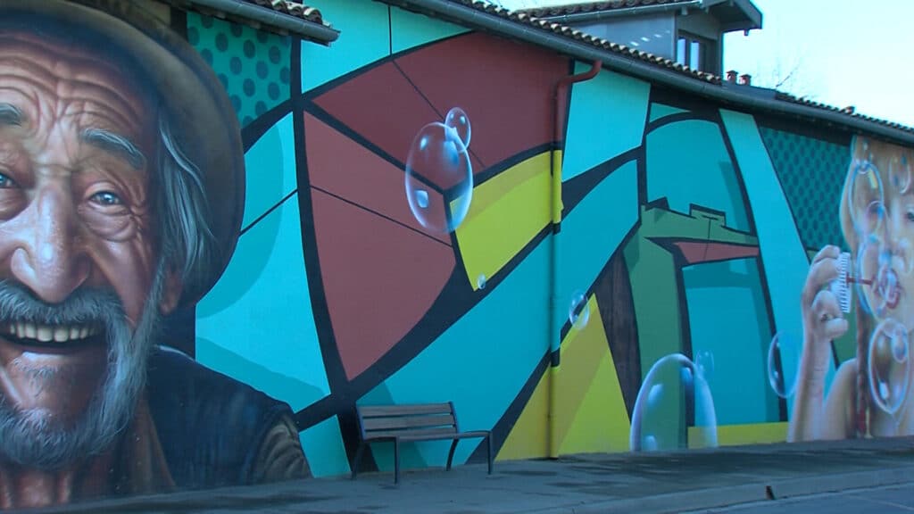 fresque Mister Freeze Côte Pavée street art fresques Toulouse