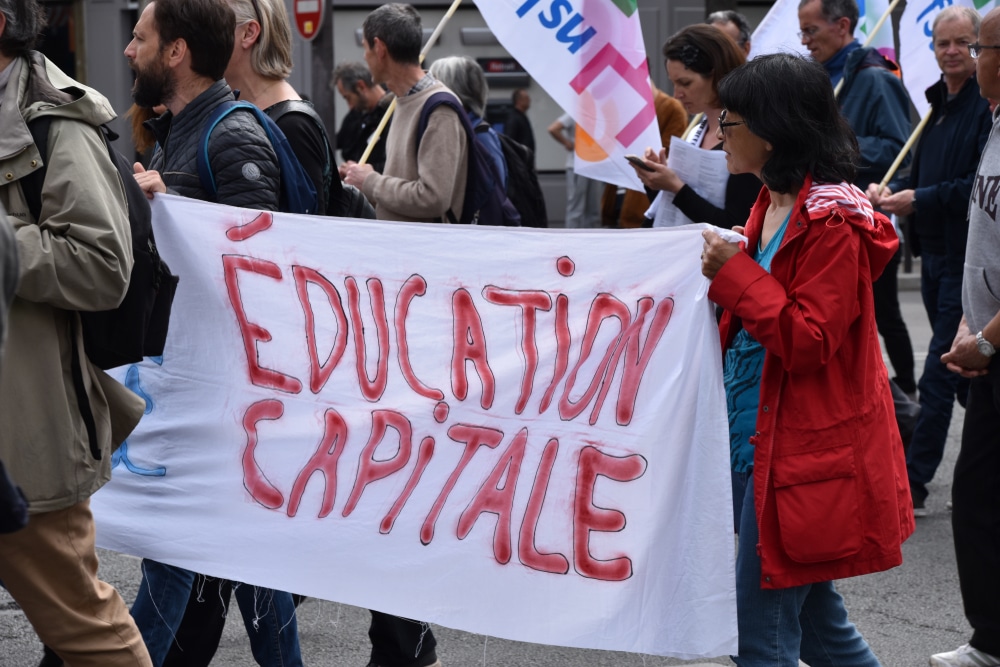 manifestation enseignants Créteil