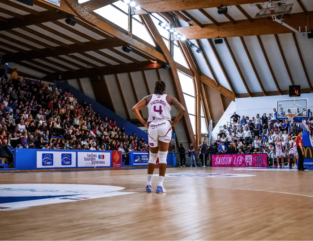 Isabelle Yacoubou, l’une des plus grandes joueuses de l’histoire du basket français, met un terme à sa carrière de joueuse. © Tarbes Gespe Bigorre Basket