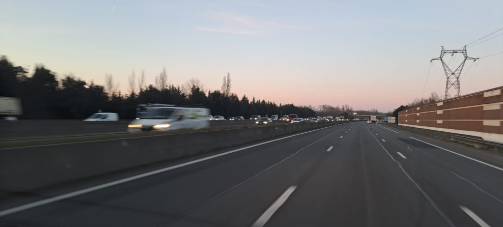 Trafic bouchons toulouse mardi