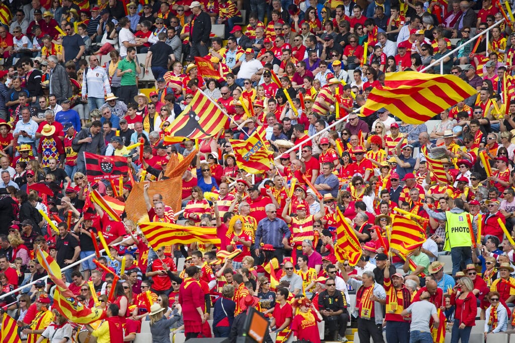 Perpignan rugby Usap supporters 