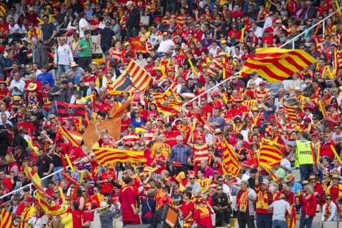 Perpignan rugby Usap supporters